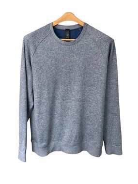 Lululemon Engineered Warmth Crew - Starch Blue Medium